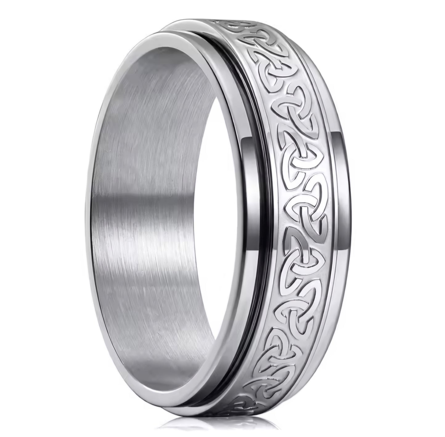 Anxiety/Fidget Fashion Ring Unisex Viking Celtic Design