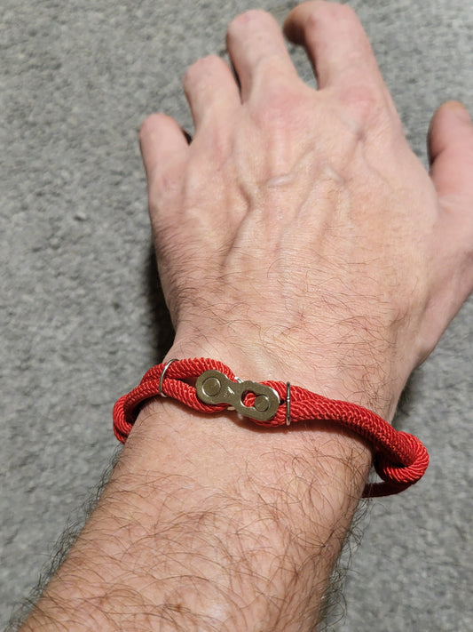 Chain Link Adjustable Rope Bracelet