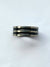 Dual Black Band Stainless Steel Unisex Fashion Ring - The Odd Little Shop