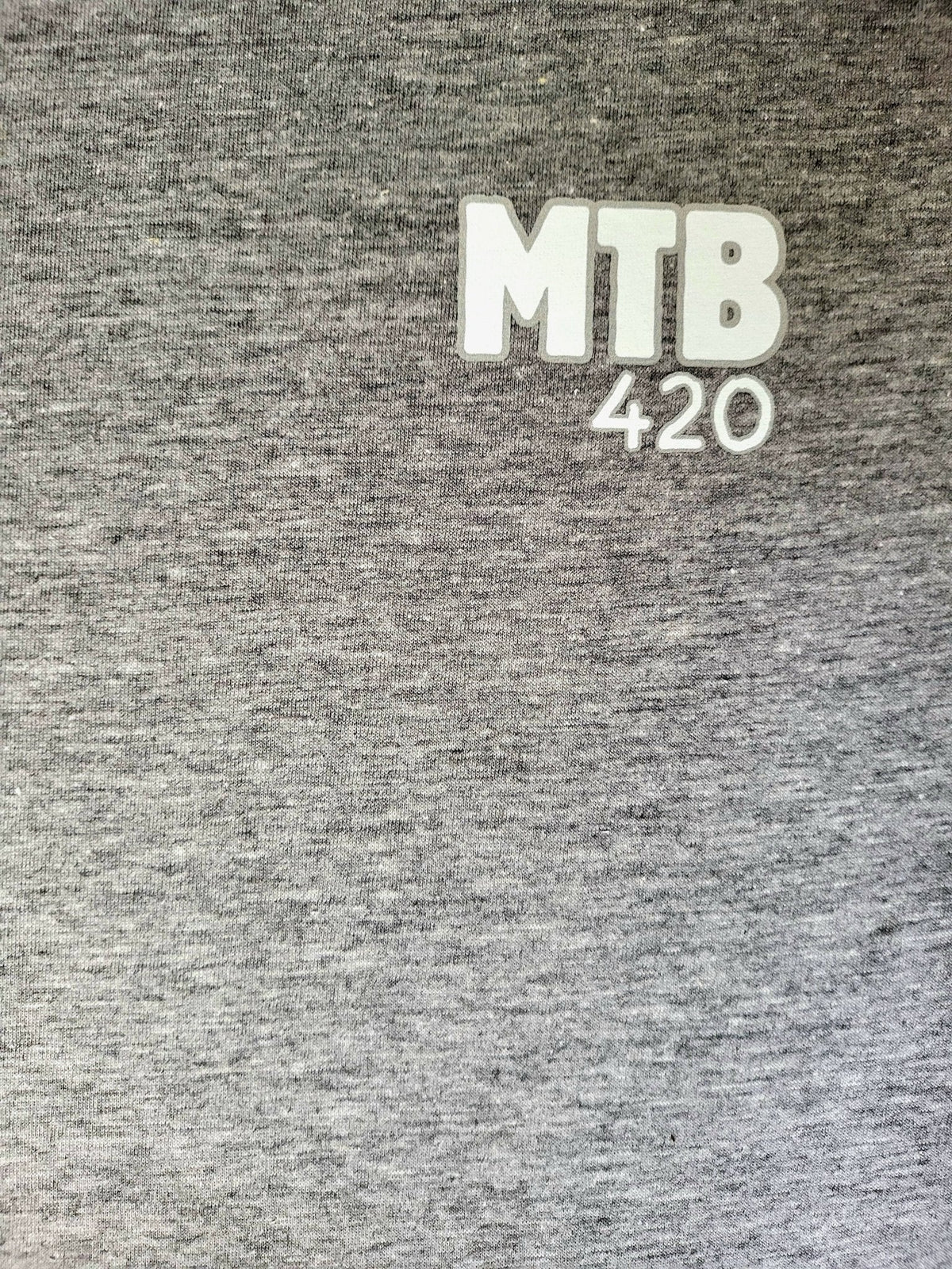 MTB 420 Logo T - Shirt in Grey - The Odd Little Shop