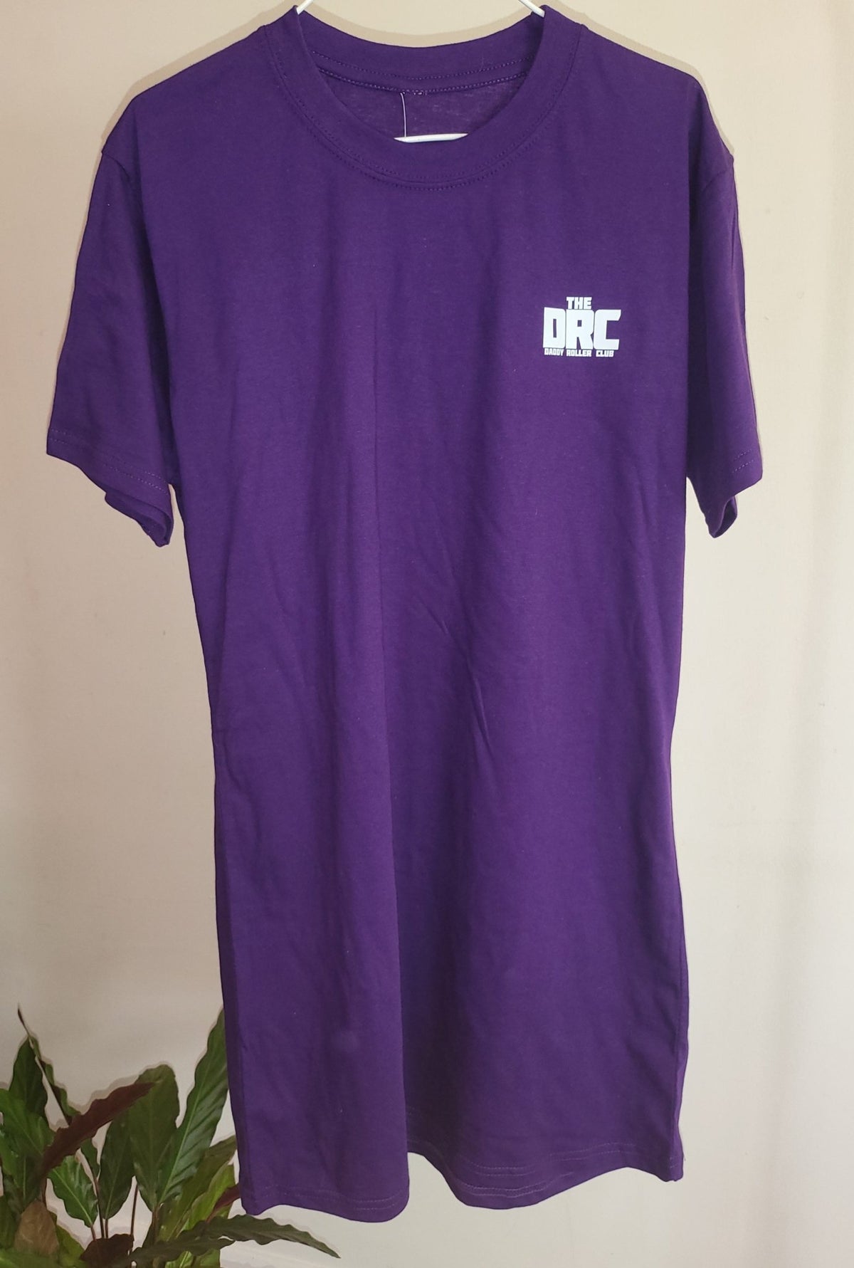 The Daddy Roller Club Longline DRC T-shirt Purple - The Odd Little Shop