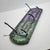 Coat Rack Kit Hanger with Recycled Bike Chain Green Purple Cycle Gift - The Odd Little Shop